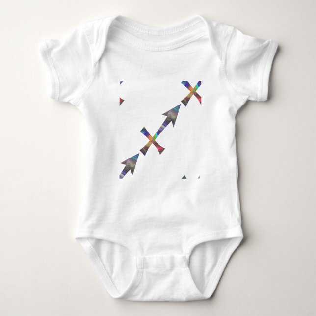 hologram Sagittarius Baby Bodysuit (Front)