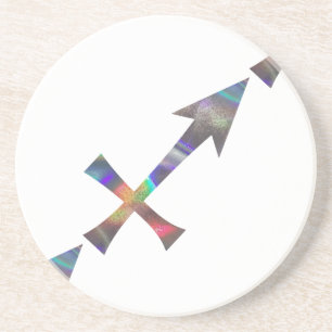 hologram Sagittarius Coaster