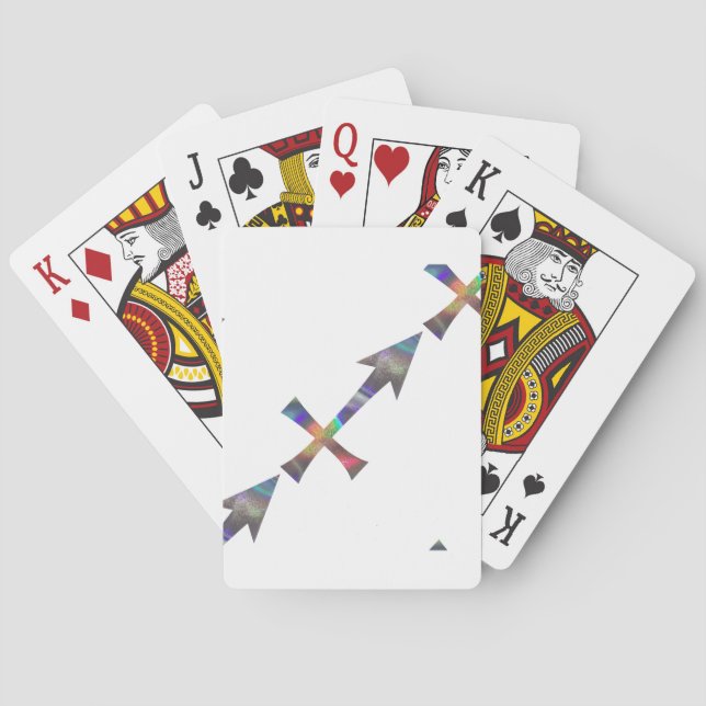 hologram Sagittarius Playing Cards (Back)
