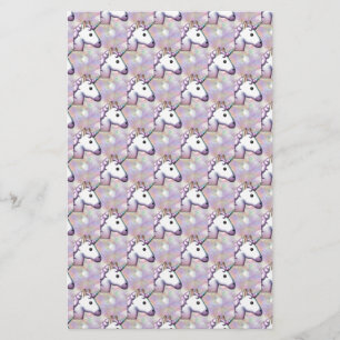 hologram unicorn emoji stationery