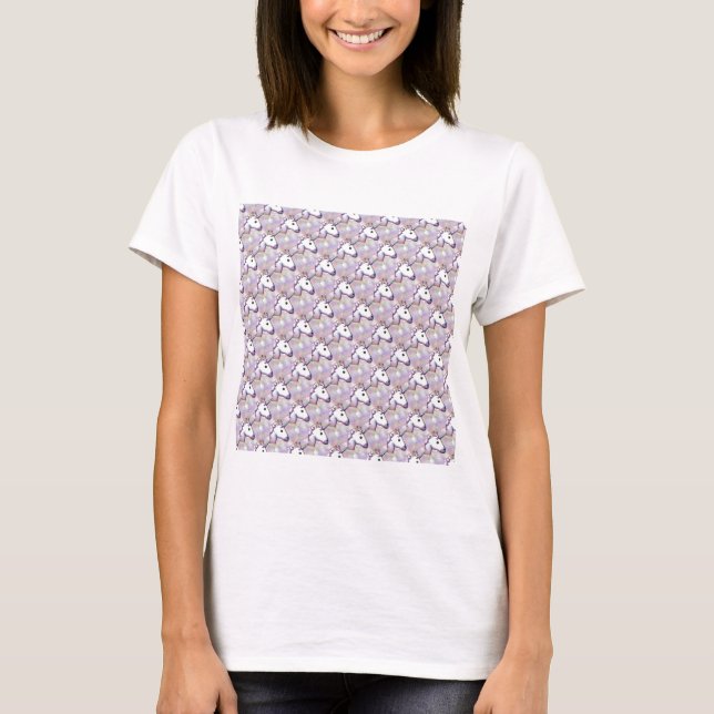 hologram unicorn emoji T-Shirt (Front)