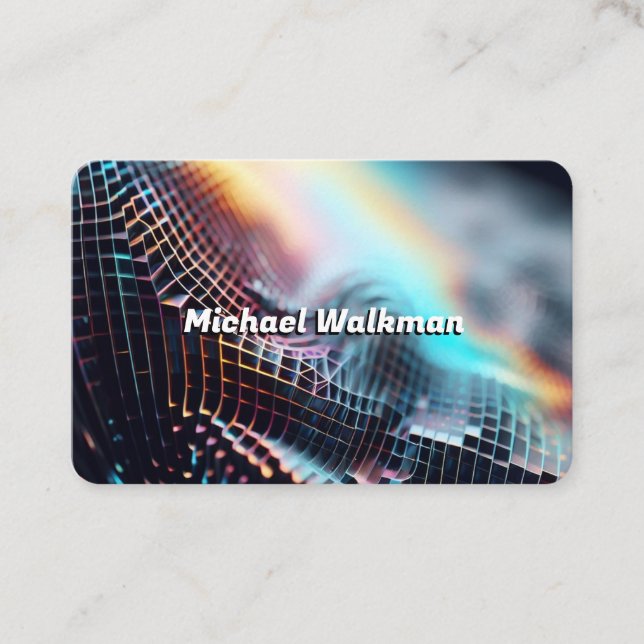Hologram Visiting Card for Artists and Design (Front)