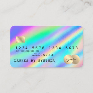 Holograph Modern Credit Card Style