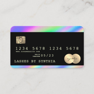 Holograph Modern Credit Card Style