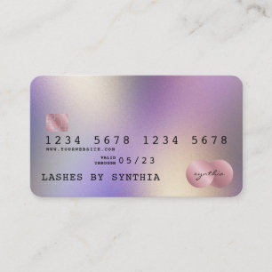 Holograph Modern Credit Card Style