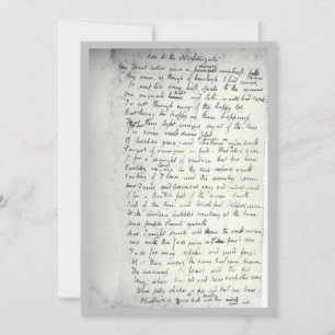 Holograph of Keats's Ode to a Nightingale