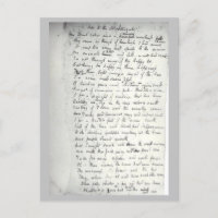 Holograph of Keats's Ode to a Nightingale