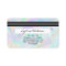 Holograph Unicorn Dripp Credit Card add your logo