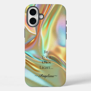 Holographic Aesthetic iPhone 16 Plus Case
