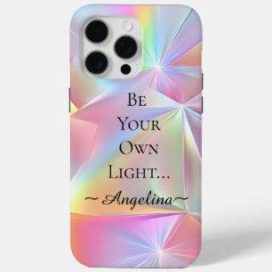Holographic Aesthetic iPhone 15 Pro Max Case