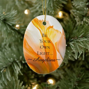 Holographic Aesthetic Ceramic Tree Decoration