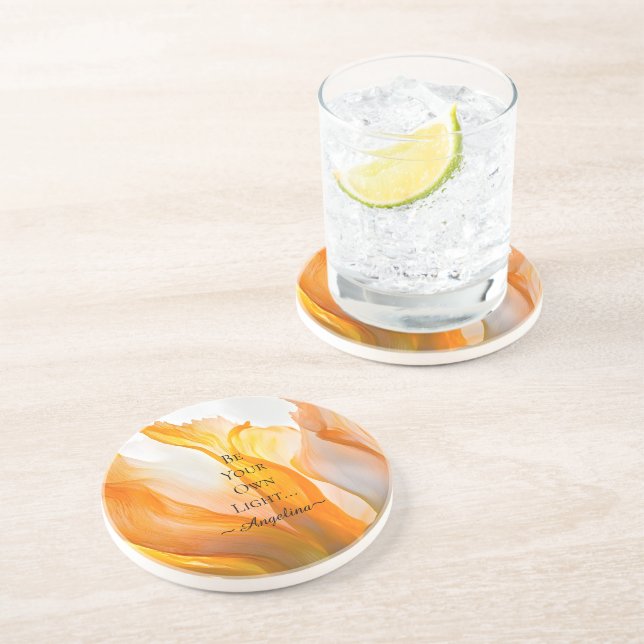 Holographic Aesthetic Coaster (Side)