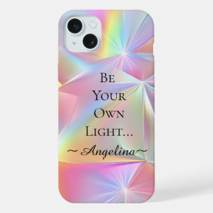 Holographic Aesthetic iPhone 15 Plus Case
