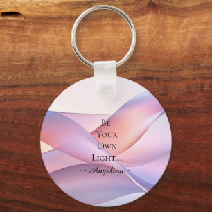 Holographic Aesthetic Key Ring