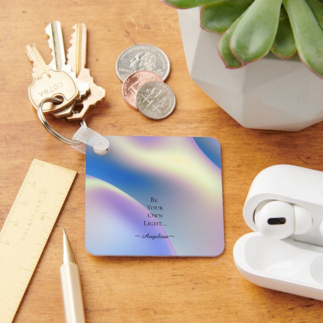 Holographic Aesthetic Key Ring (Desk)