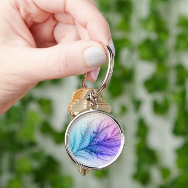 Holographic Aesthetic Key Ring (Hand)