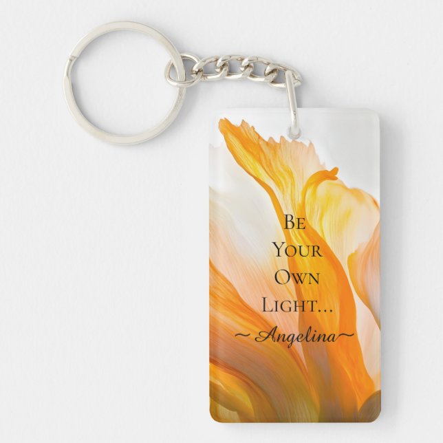 Holographic Aesthetic Key Ring (Front)