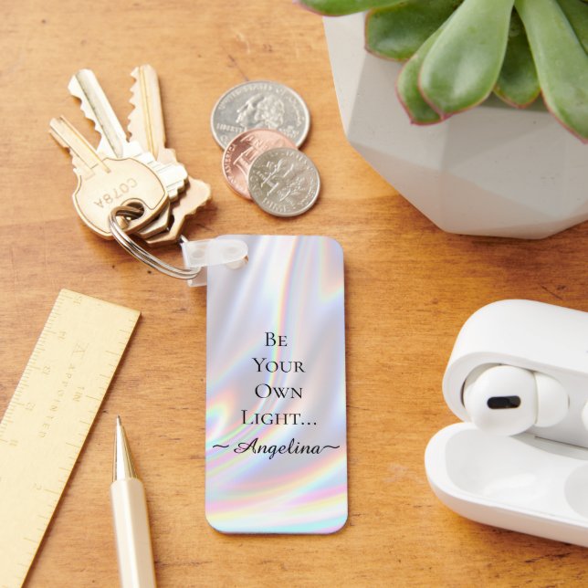 Holographic Aesthetic Key Ring (Desk)