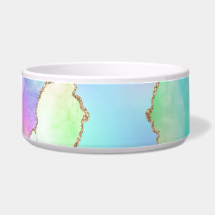 Holographic Agate   Iridescent Pastel Ombre Marble