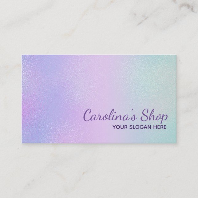 Holographic business cards (Front)