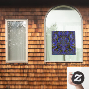 Holographic Butterfly Wings Fractal Suncatcher