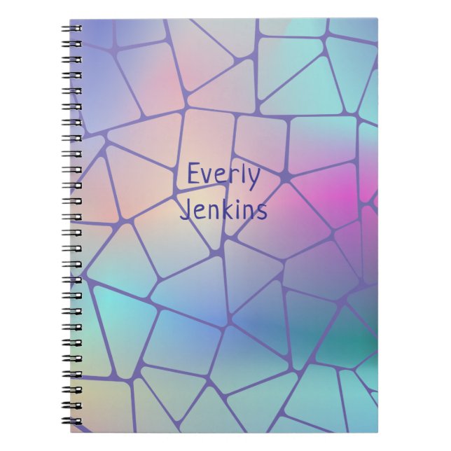 holographic cd colours notebook (Front)