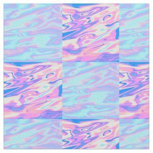 Holographic Chequerboard Fabric