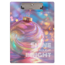 Holographic Christmas Ornament
