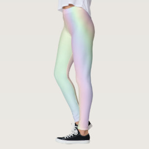 Holographic colour spectrum leggings