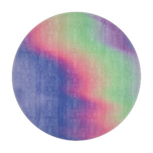Holographic Colourful Stains: Psychedelic Texture Cutting Board