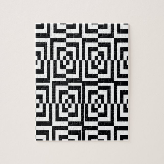Holographic confused black. jigsaw puzzle (Vertical)