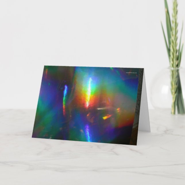 Holographic Flame Card (Front)