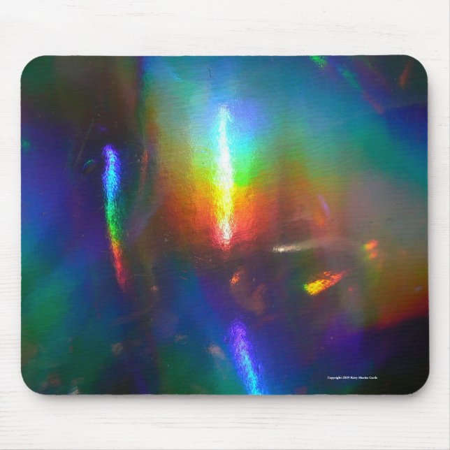 Holographic Flame Mouse Pad (Front)