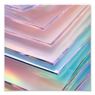 Holographic Glass Photo Enlargement Print