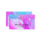 Holographic Glitter Drips Beauty Salon Pink Blue