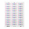 Holographic glitter drips unicorn return address