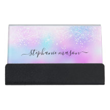 Holographic Glitter Pastel Girly Purple