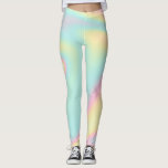 Holographic Iridescent Pastel Rainbow Leggings<br><div class="desc">Holographic Iridescent Pastel Rainbow Colour Leggings</div>