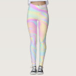 Holographic Iridescent Pastel Rainbow Leggings<br><div class="desc">Holographic Iridescent Pastel Rainbow Colour Leggings</div>