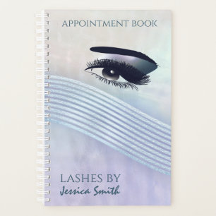 Holographic makeup eye long lashes planner