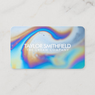 Holographic Marble Business Card