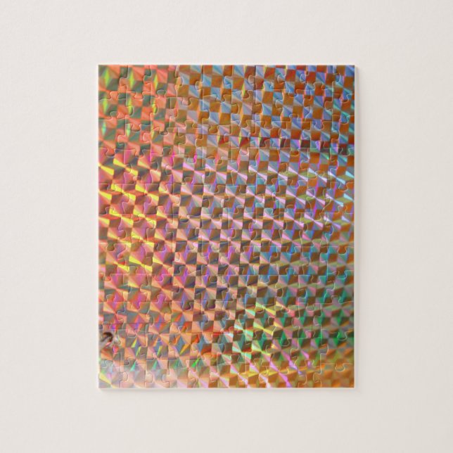 holographic metal photograph colourful design jigsaw puzzle (Vertical)