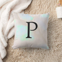 Holographic Opal Iridescent Monogram Chic