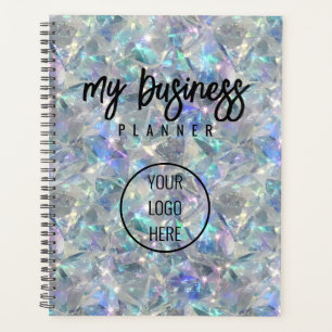 Holographic Opal Stone Background Planner