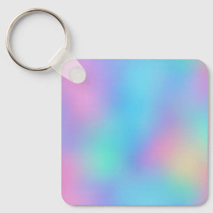 Holographic Pastel Dream Key Ring