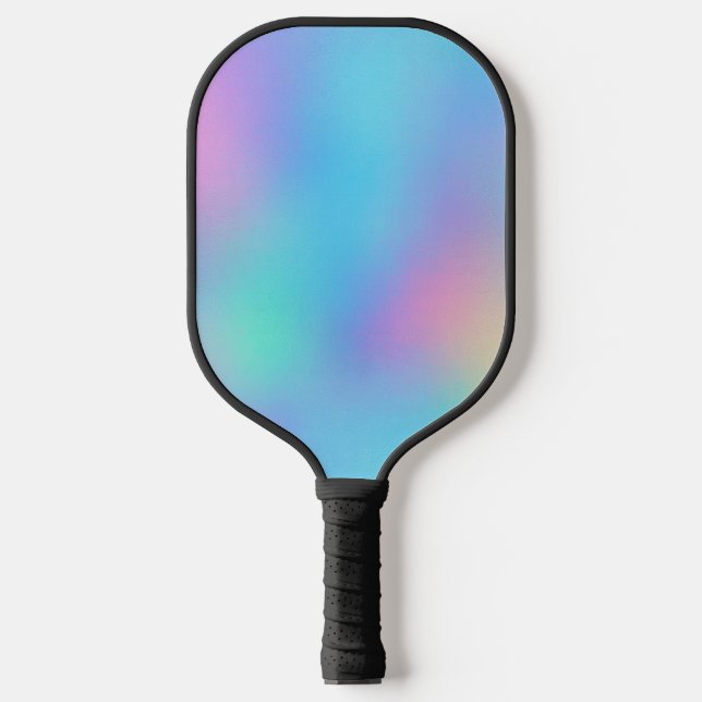 Holographic Pastel Dream Pickleball Paddle (Front)