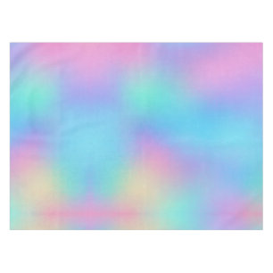 Holographic Pastel Dream Tablecloth
