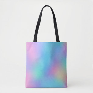 Holographic Pastel Dream Tote Bag