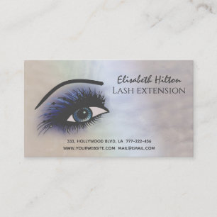 Holographic pearl alluring makeup eye after care business card