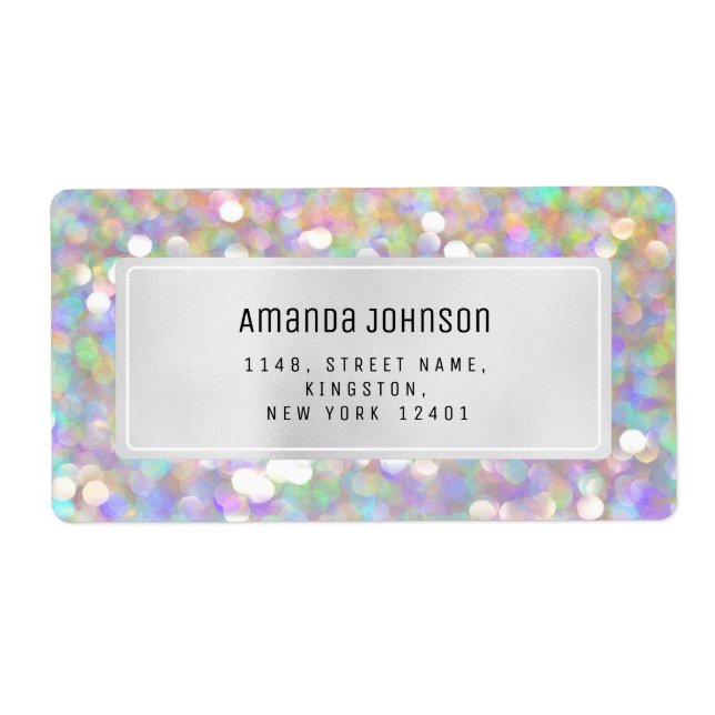 Holographic RSVP Framed Boutique Online Grey (Front)